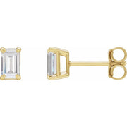 14K Yellow 3/4 CTW Lab-Grown Diamond Earrings