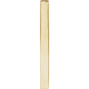 14K Yellow Engravable Four-Sided Bar Pendant
