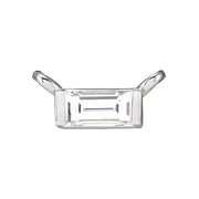 14K White 1/8 CT Natural Diamond Solitaire Necklace Center