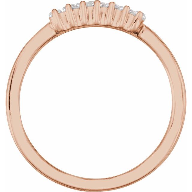 14K Rose 1/3 CTW Lab-Grown Diamond Ring