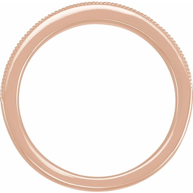 14K Rose 1/5 CTW Natural Diamond Matching Band