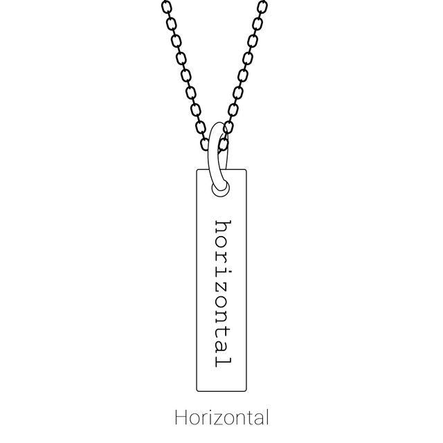 14K White 21x38 mm Posh Mommy® Engravable Little Dude Dog Tag