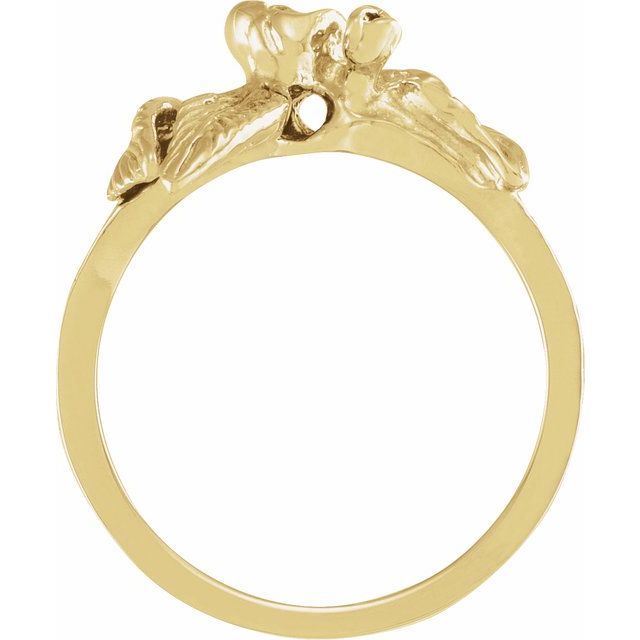 14k Yellow Floral Ring