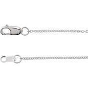 Sterling Silver 1 Mm Cable 18' Chain