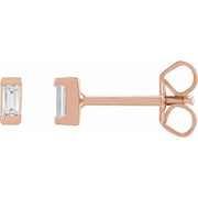 14K Rose .08 CTW Lab-Grown Diamond Earrings