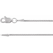 Sterling Silver 1 mm Rounded Box 16' Chain