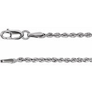 Sterling Silver 1.85 Mm Rope 20' Chain