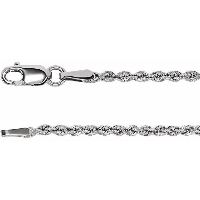 Sterling Silver 1.85 Mm Rope 18' Chain