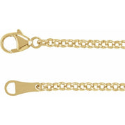 18K Yellow 2.4 mm Rolo 18' Chain