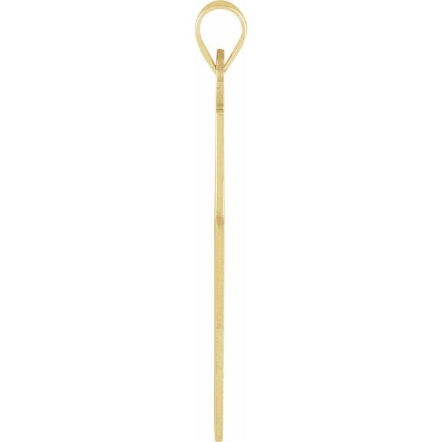 14K Yellow 27.5x25 mm Greek Cross Pendant