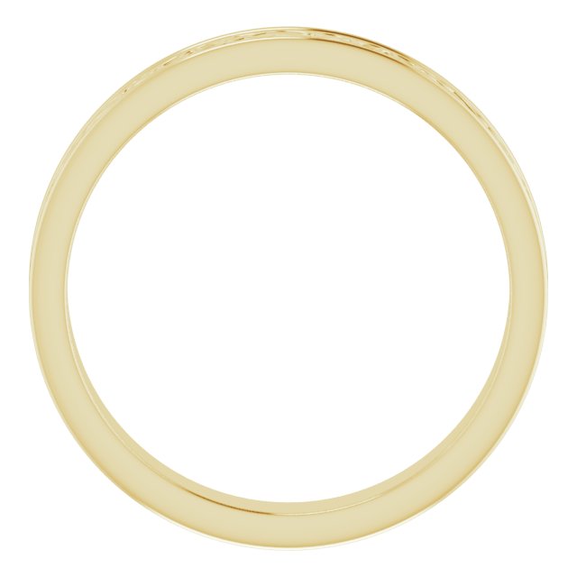 14K Yellow 4 mm Celtic-Inspired Band Size 10
