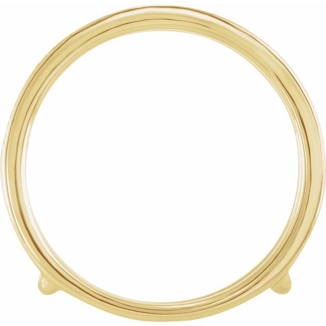 14k Yellow 1/5 Ctw Natural Diamond Ring Guard