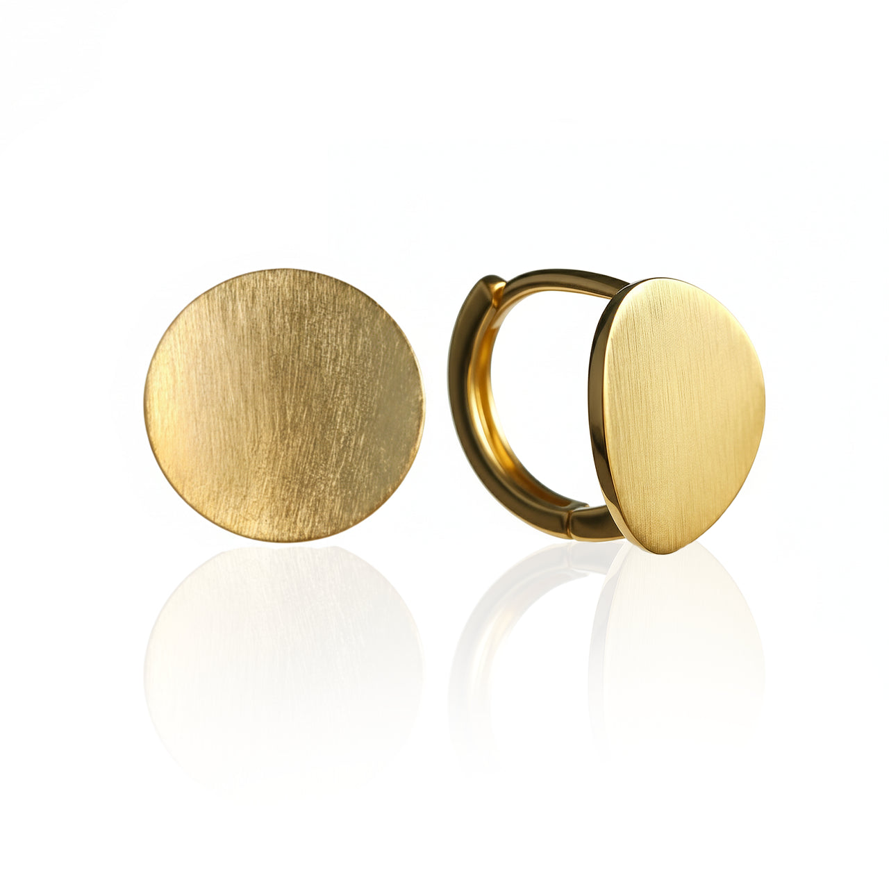 Golden Disc Studs