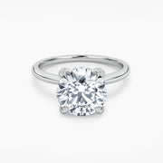 Whispering Halo 1.01ct Round GIA #6515043078 Natural