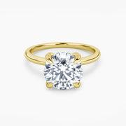 Whispering Halo 1ct Round GIA #6522534257 Natural