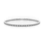 Lab Grown Diamond Flexible Eternity Bangle
