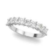 Lab Grown Diamond 9 Stone Band Princess Cut
