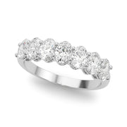 Lab Grown Diamond 7 Stone Band Oval