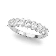 Lab Grown Diamond 9 Stone Band Oval