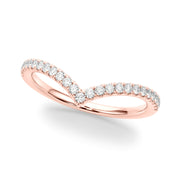 Lab Grown Diamond Chevron Band