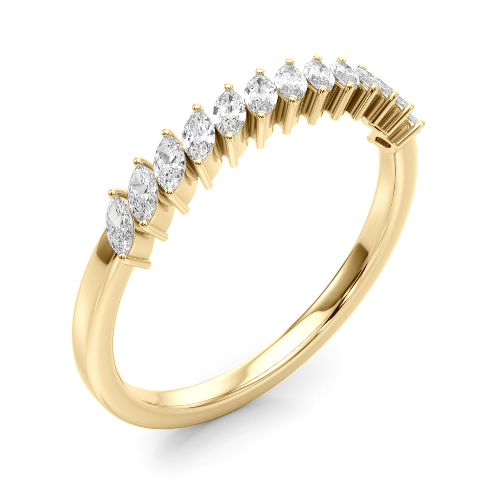 Lab Grown Diamond Band Marquise