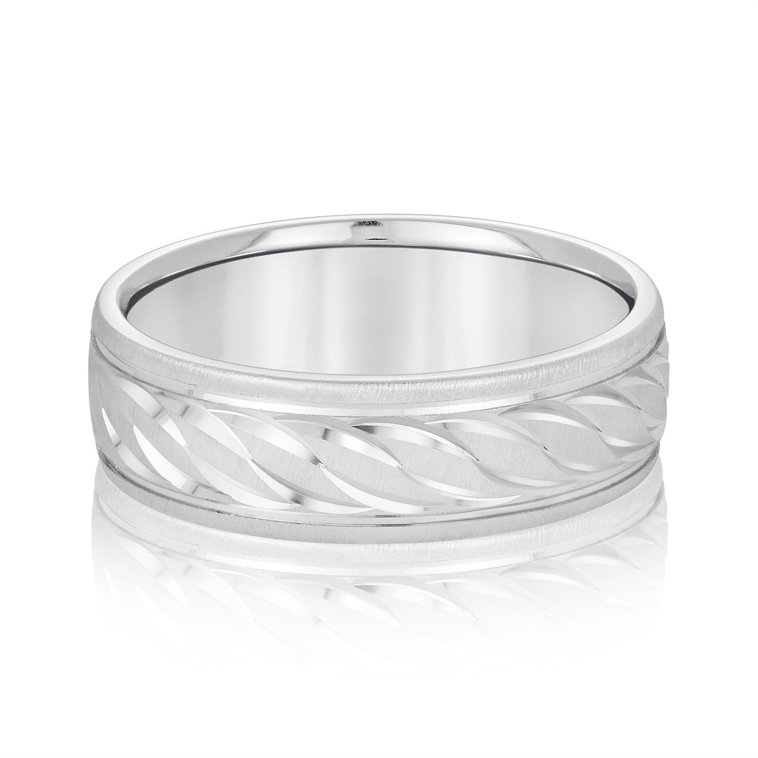 8mm Heavy Wt Mens Band