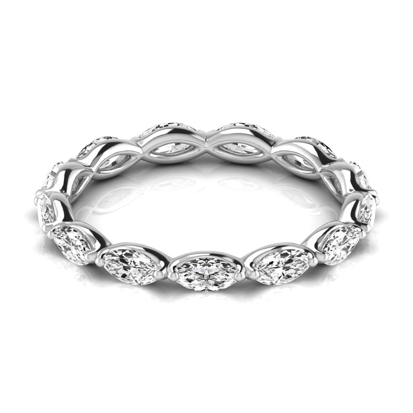 Marquise Lab Grown Diamond East-West Eternity Band