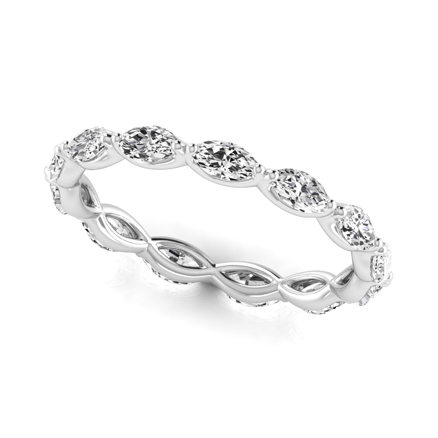 Marquise Lab Grown Diamond East-West Eternity Band