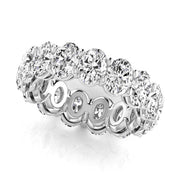 Oval Lab Grown Diamond Full Eternity Band
