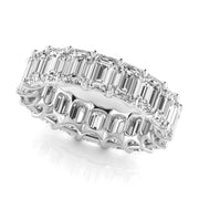 Emerald Lab Grown Diamond Full Eternity Band