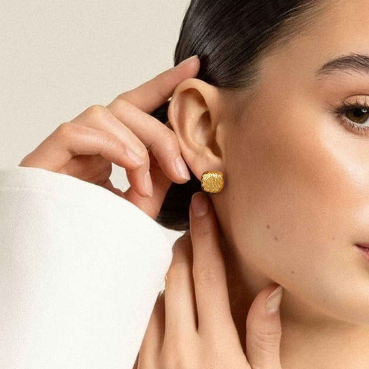 Textured Aura Earrings