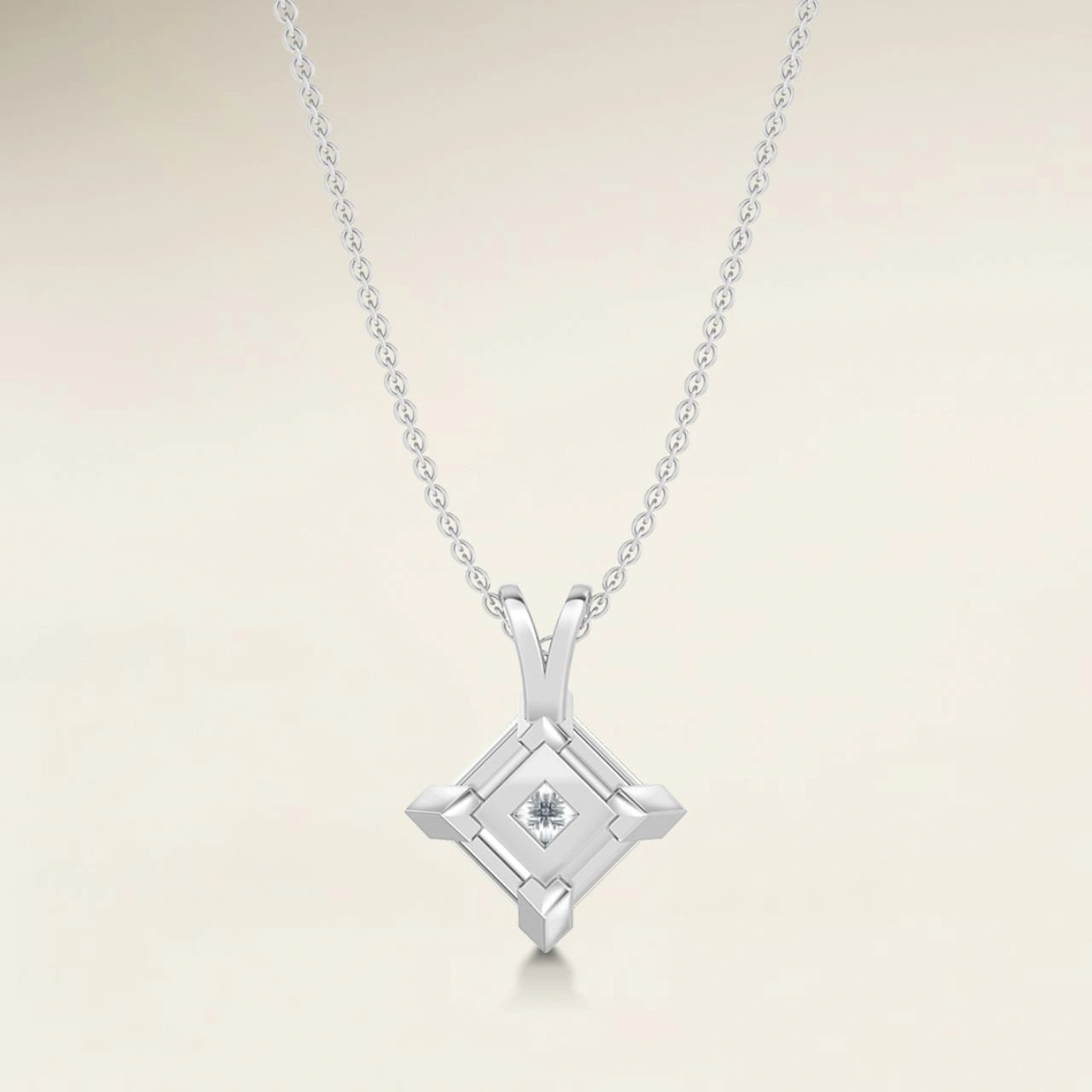 Princess Four-Prong Pendant