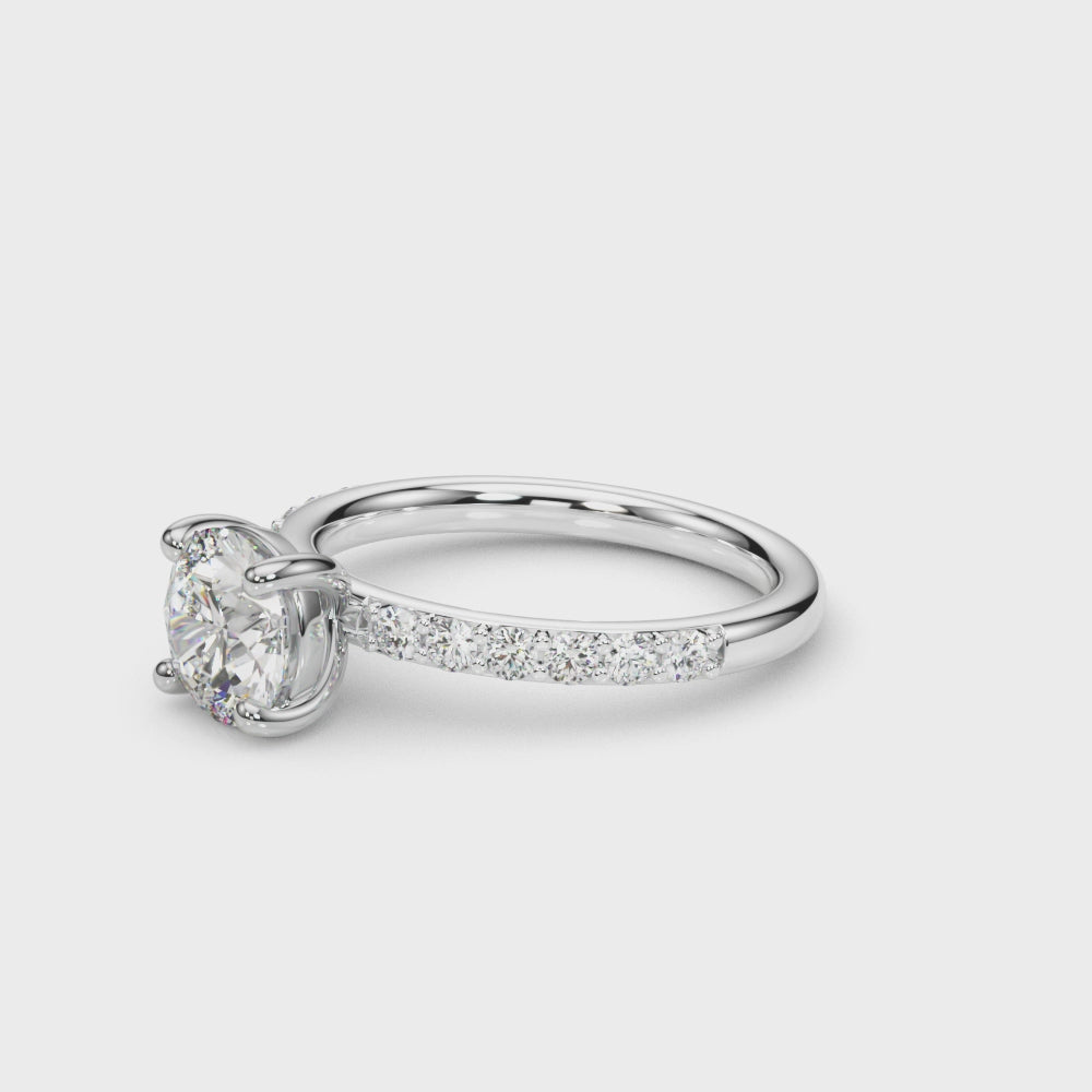 Load video: Celeste Pavé Ring