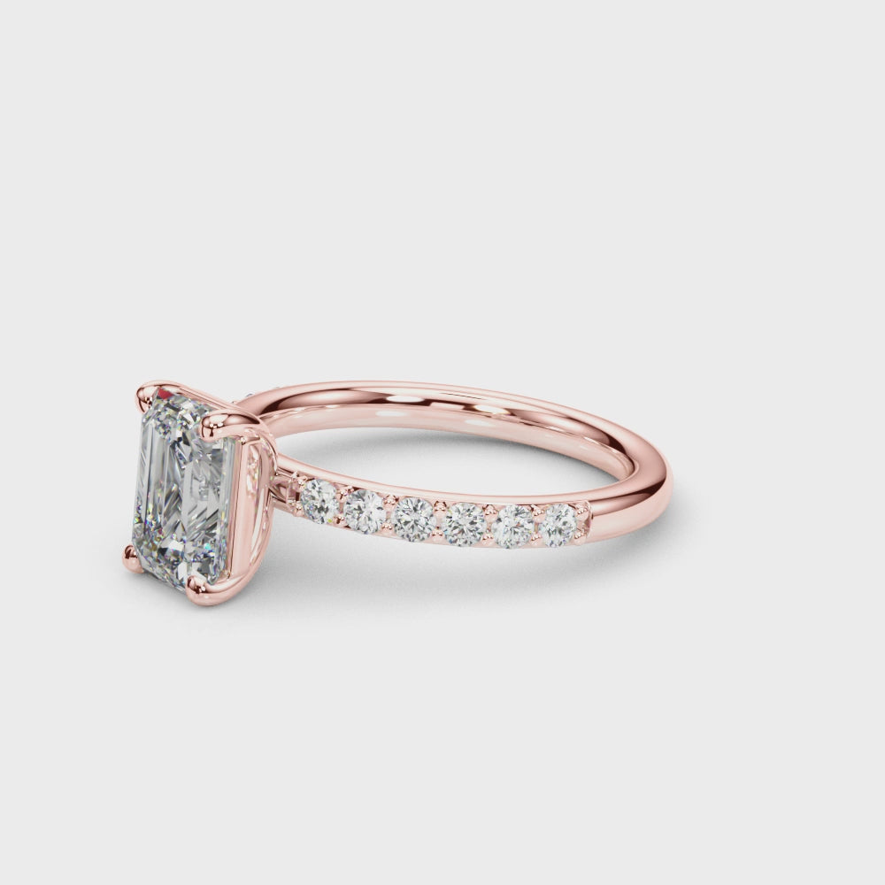 Load video: Celeste Pavé Ring
