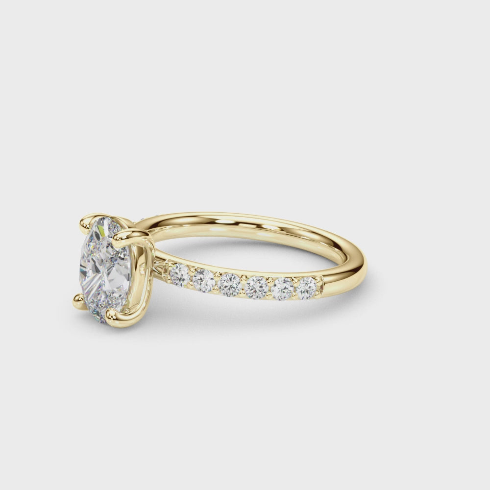 Load video: Celeste Pavé Ring