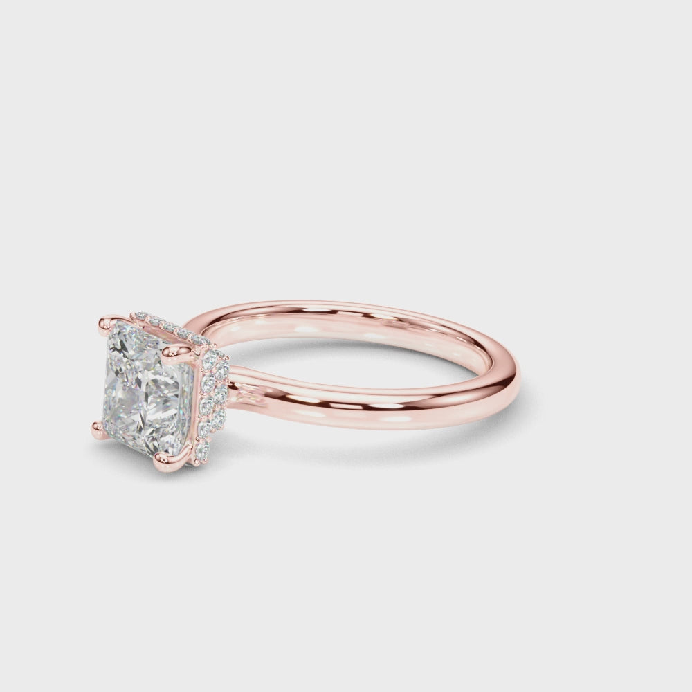 Load video: Liora Dual Halo Ring