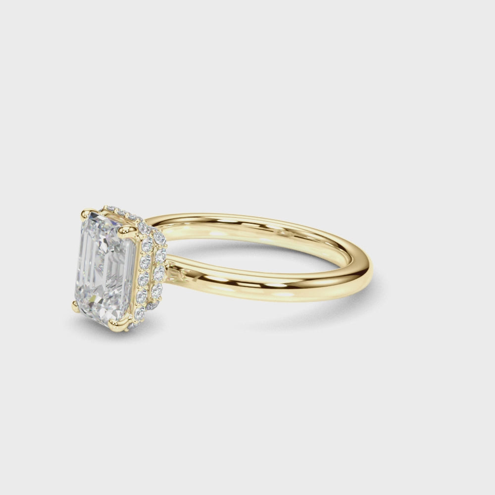 Load video: Liora Dual Halo Ring