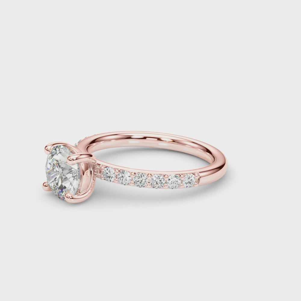 Load video: Celeste Pavé Ring
