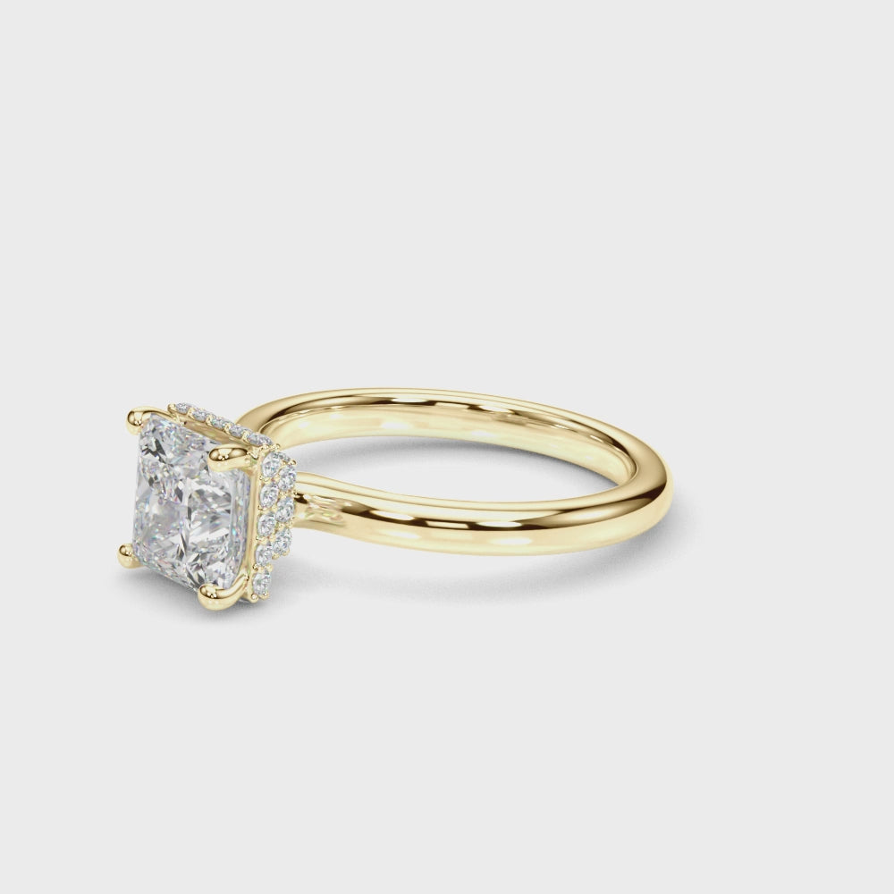 Load video: Liora Dual Halo Ring