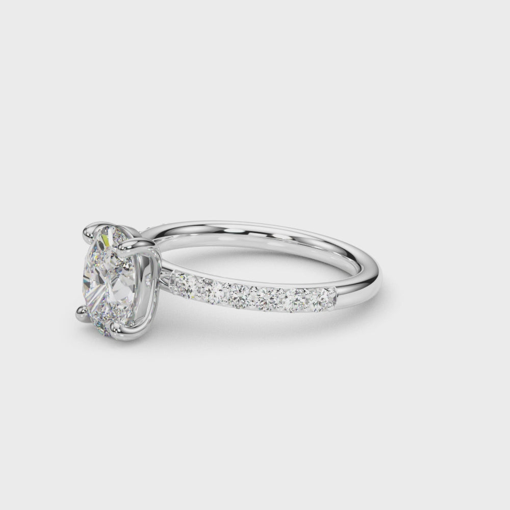 Load video: Celeste Pavé Ring