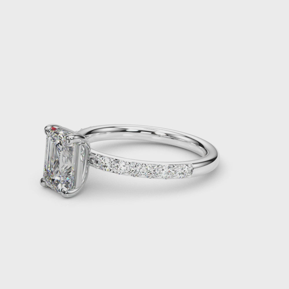 Load video: Celeste Pavé Ring