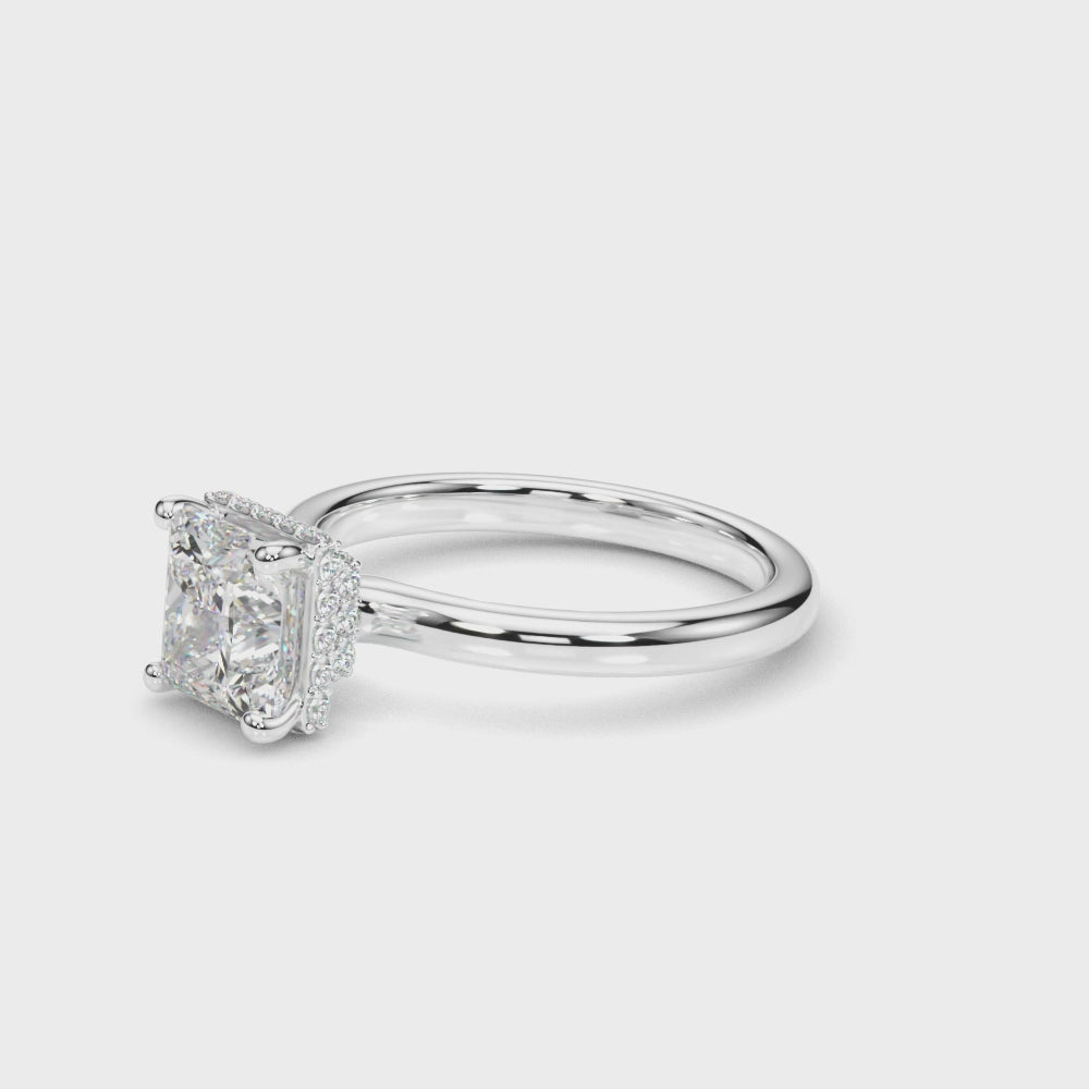 Load video: Liora Dual Halo Ring